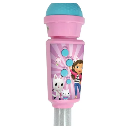 Svítící trendy mikrofon s melodiemi - Gábinin kouzelný domek