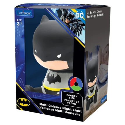 3D dizajnové nočné svetlo 13 cm - Batman