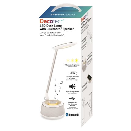 Lampada da tavolo LED con altoparlante