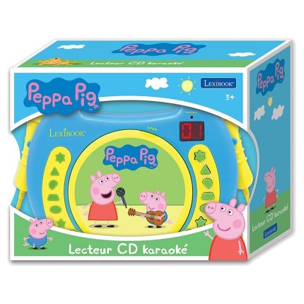 Portable CD Player with 2 Microphones - Peppa Pig