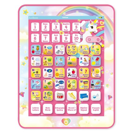 Französisch-Englisches Lern-Tablet Einhorn