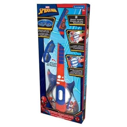 Elektronická kytara s brýlemi a mikrofonem - Spider-Man