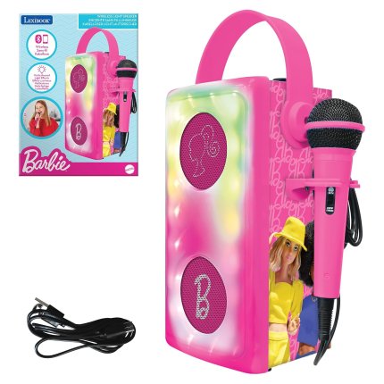 Kabelloser leuchtender Lautsprecher mit Mikrofon - Barbie
