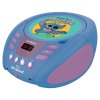 Lettore CD Bluetooth con luci Disney Stitch