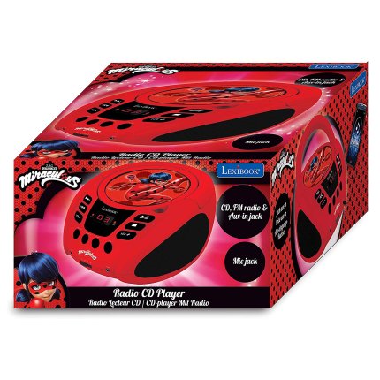 Prenosni CD predvajalnik - Miraculous: Zgodbe Ladybug in Cat Noir