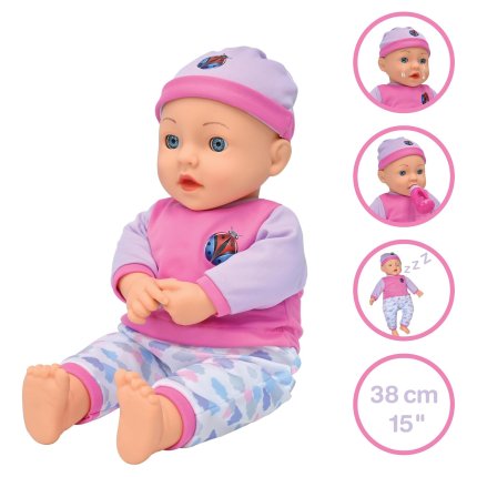 Bambola interattiva Power Baby LINA 38 cm