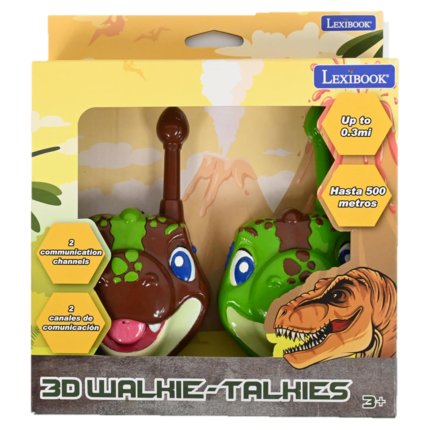 3D-Walkie-Talkies mit einer Reichweite von 500 Metern – Dinosaurier