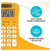 8-Digit Solar Pocket Calculator Yellow