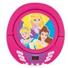 Odtwarzacz CD Bluetooth podświetlany Księżniczki Disneya