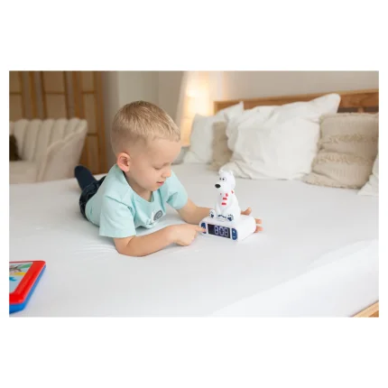 Budík s nočným 3D svetlom Polárny medveď