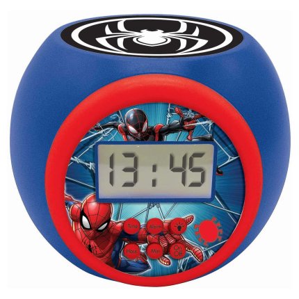 Wecker mit Projektion - Spider-Man
