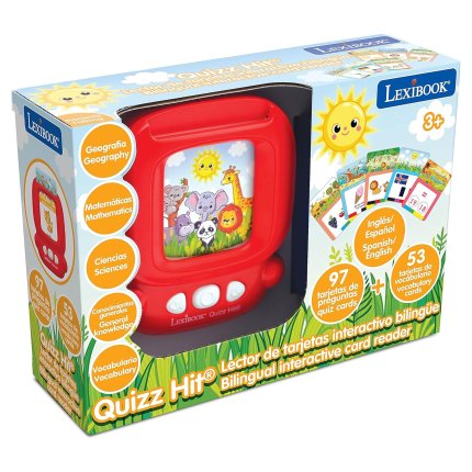 Español-inglés lector de tarjetas interactivo