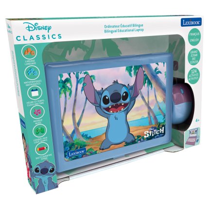 Francusko-engleski edukativni notebook Disney Stitch