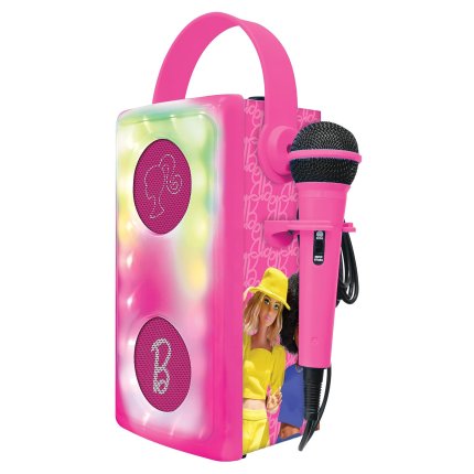Altoparlante luminoso senza fili con microfono Barbie