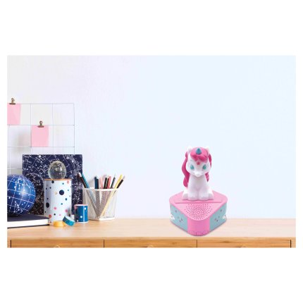 Lautsprecher mit leuchtender Einhorn-Figur