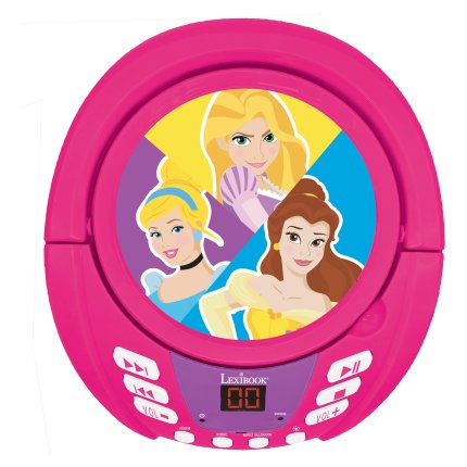 Bluetooth CD-speler met lichtjes Disney Prinsessen