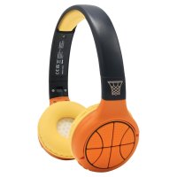 Opvouwbare draadloze koptelefoon in basketbalontwerp