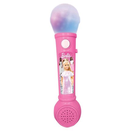 Svietiaci mikrofón Barbie s melódiami