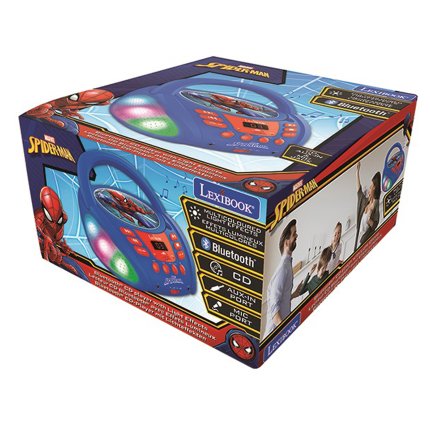 Lettore CD Bluetooth con luci Spider-Man