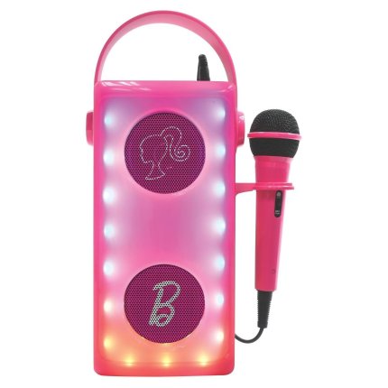 Altoparlante luminoso senza fili con microfono Barbie