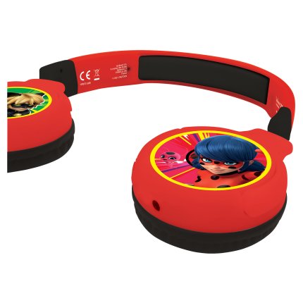 Cuffie wireless pieghevoli - Miraculous: Ladybug e Chat Noir