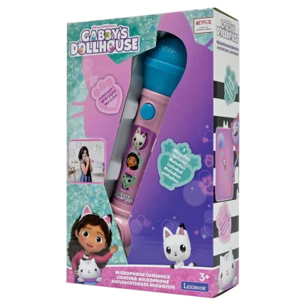 Svietiaci mikrofón s melódiami - Gabinin kúzelný domček