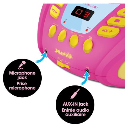 Svjetleći Bluetooth CD player - Mini Maus