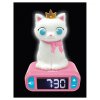 Alarm Clock with 3D Night Light Cat