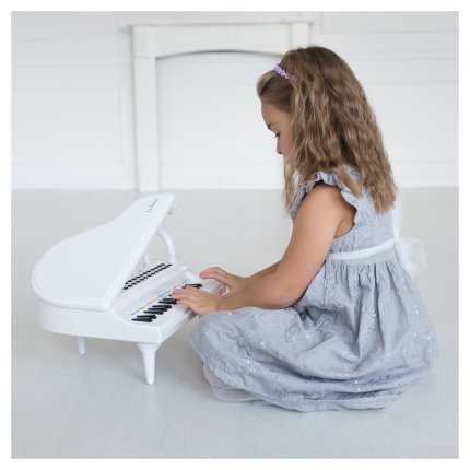 Elektronisches Mini-Klavier mit Mikrofon