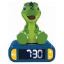 Wekker met 3D nachtlampje Dinosaurus