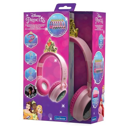 Svetleče brezžične slušalke - Disneyjeva princesa