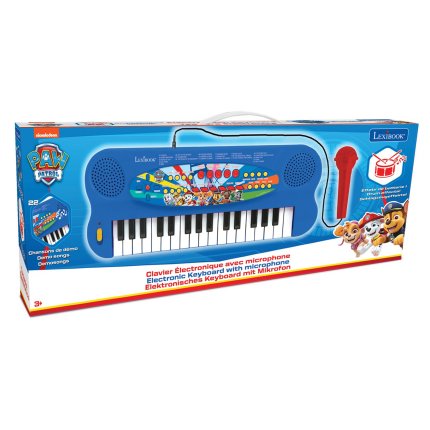 Elektronisches Keyboard mit Mikrofon Paw Patrol – Helfer auf vier Pfoten – 32 Tasten