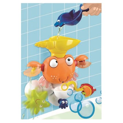 Speelgoed voor in bad in de vorm van een krab