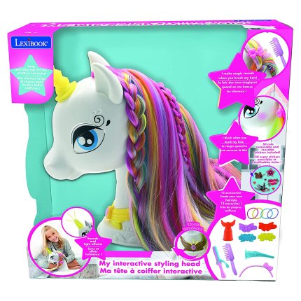 Magischer interaktiver Einhorn-Stylingkopf