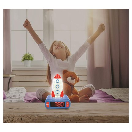 Sveglia con luce notturna 3D Missile