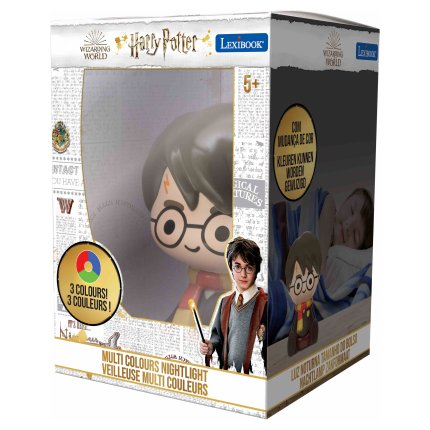 Luce notturna LED 3D design Harry Potter design 13 cm