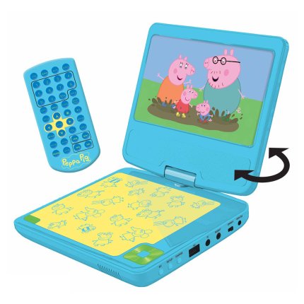 Prijenosni DVD player 7" - Peppa Praščić