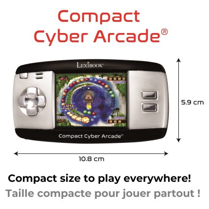 Consola de Joc Compact Cyber Arcade 2,5" (6,35 cm) - 250 de jocuri