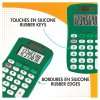 8-Digit Solar Pocket Calculator Green