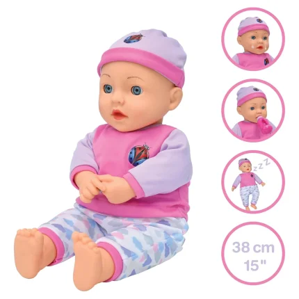 Interaktívna bábika Power Baby LINA 38 cm
