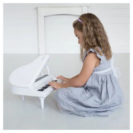 Mini elektronický klavír s mikrofónom