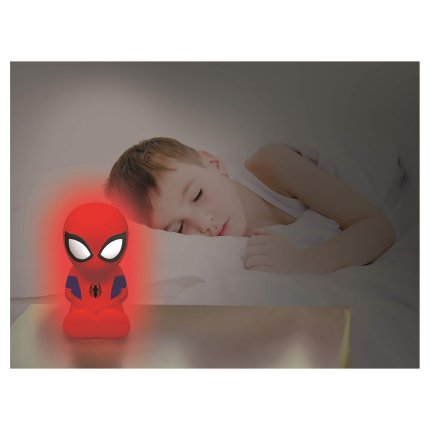 Dizajnové nočné svetlo LED 3D Spider-Man 13 cm