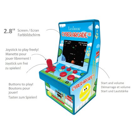 Consola de jocuri Cyber Arcade 2,8" (7,1cm) - 200 de jocuri