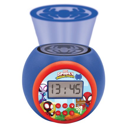 Projector Alarm Clock - Spidey & His Amazing Friends