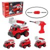 Crosslander Fireman – 3-in-1 Feuerwehrauto mit elektrischem Schraubenzieher