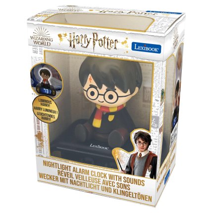 Budík s nočným 3D svetlom Harry Potter