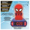 Budzik z nocnym światłem 3D - Spider-Man