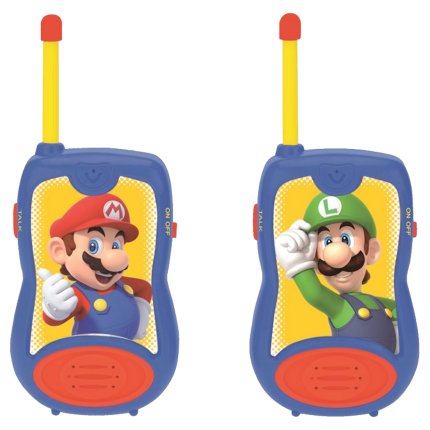 Krótkofalówki walkie talkie z zasięgiem 120 metrów Super Mario