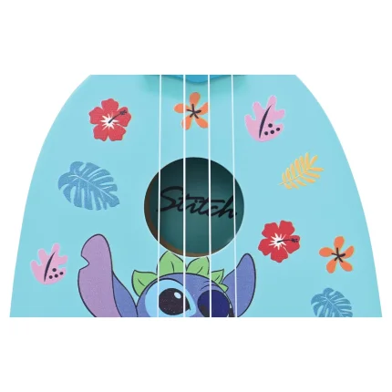 Dřevěné ukulele s nylonovými strunami 53 cm - Disney Stitch