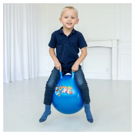 Nafukovací skákací míč 45 cm modrý - Tlapková patrola